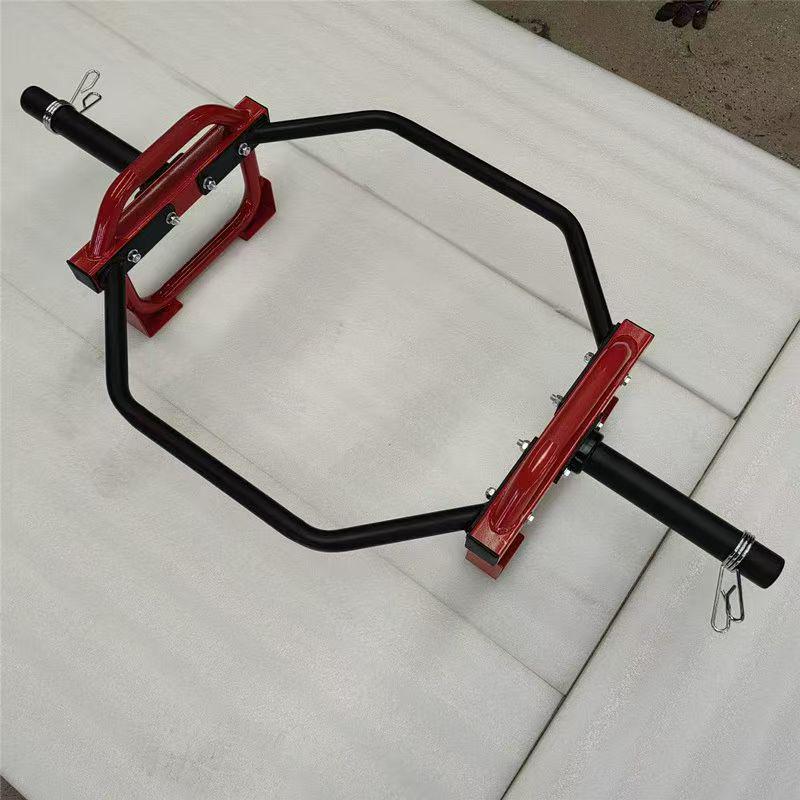 Hexagonal Olympic Bar - Open Ring Squat Deadlift and Farmer's Multi-Purpose Pull Rod