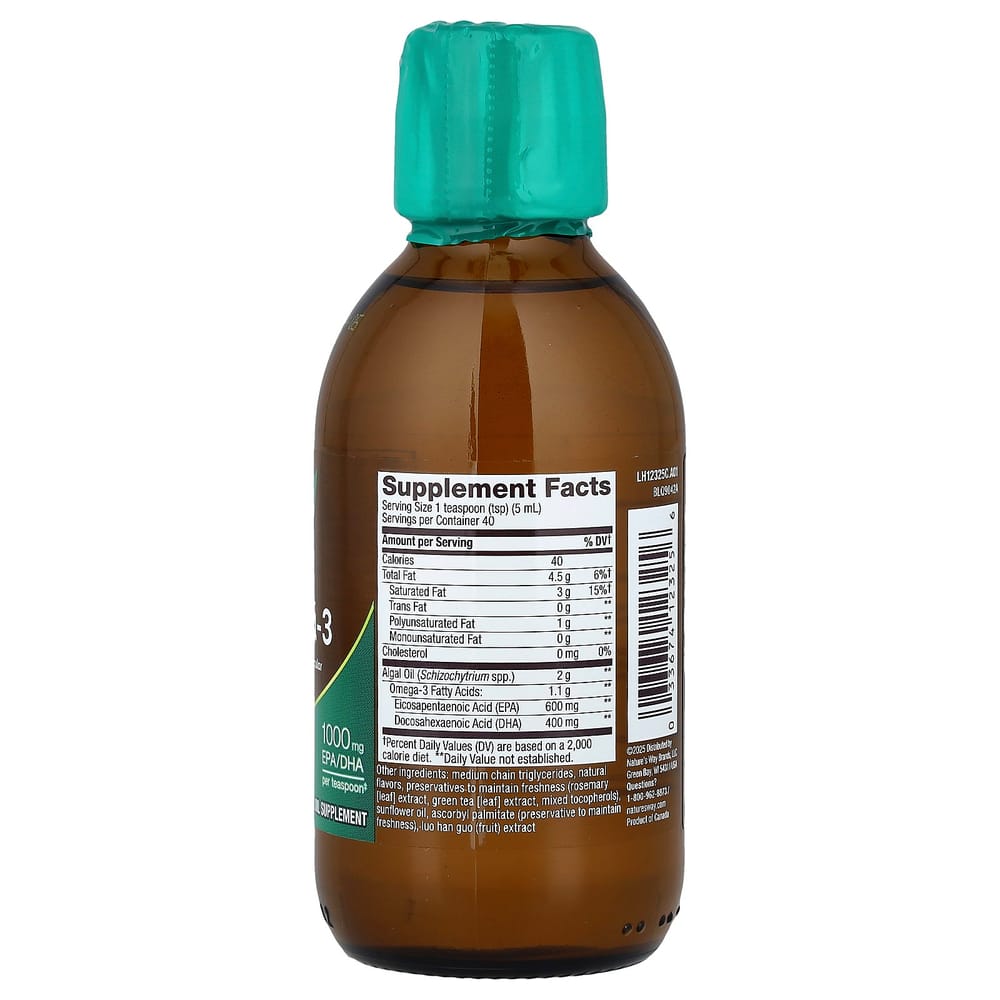Ascenta NutraVege Plant-Based Omega-3 Cranberry Orange Flavor 1000mg