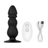 10-Speed Vibrating Prostate Massager - Wireless Remote Control Silicone Anal Plug for Men, G-Spot & Backdoor Stimulation Adult Toy