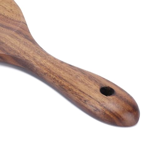Non-stick Natural Wooden Rice Paddle, Shallow Round Head Rice Spoon, Kufooeyhnc98vm3
