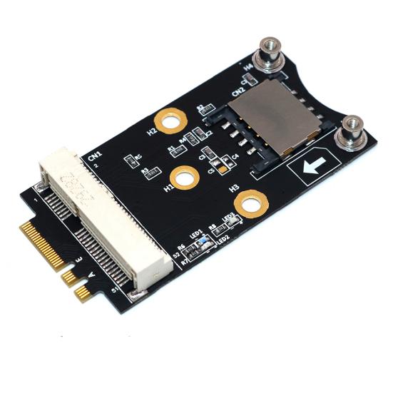 

Перетворювач-адаптер Mini PCI-E на M.2 NGFF Key A/E із SIM-картою