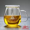 Chixing Heat-Resistant Thickened Glass Tea Mug with Infuser