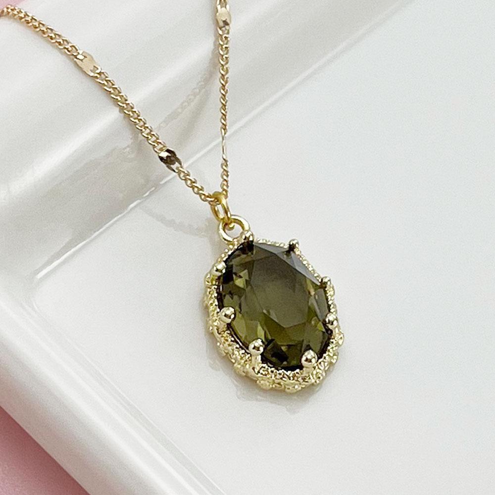 SIMJOO Stylish Asymmetrical Necklace Set with Earrings