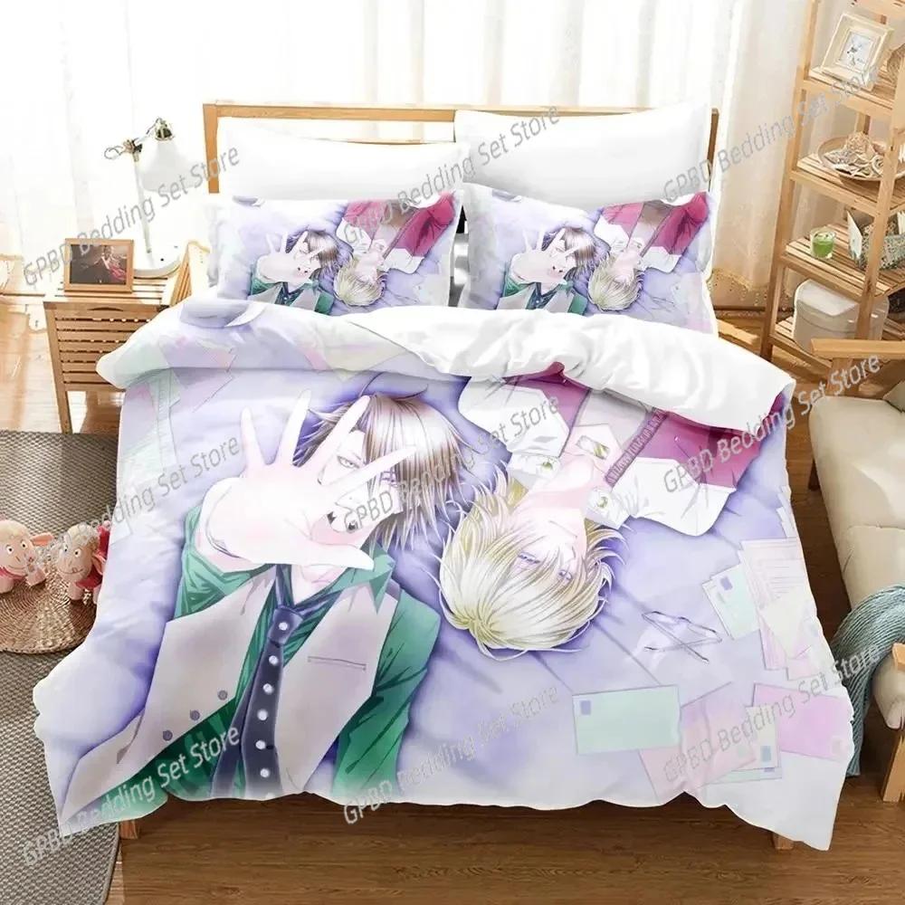 Anime Tiger & Bunny Bedding Set Boys Girls Twin Queen Size Duvet Cover Pillowcase Bed Kids Adult Fashion Home Textileextile