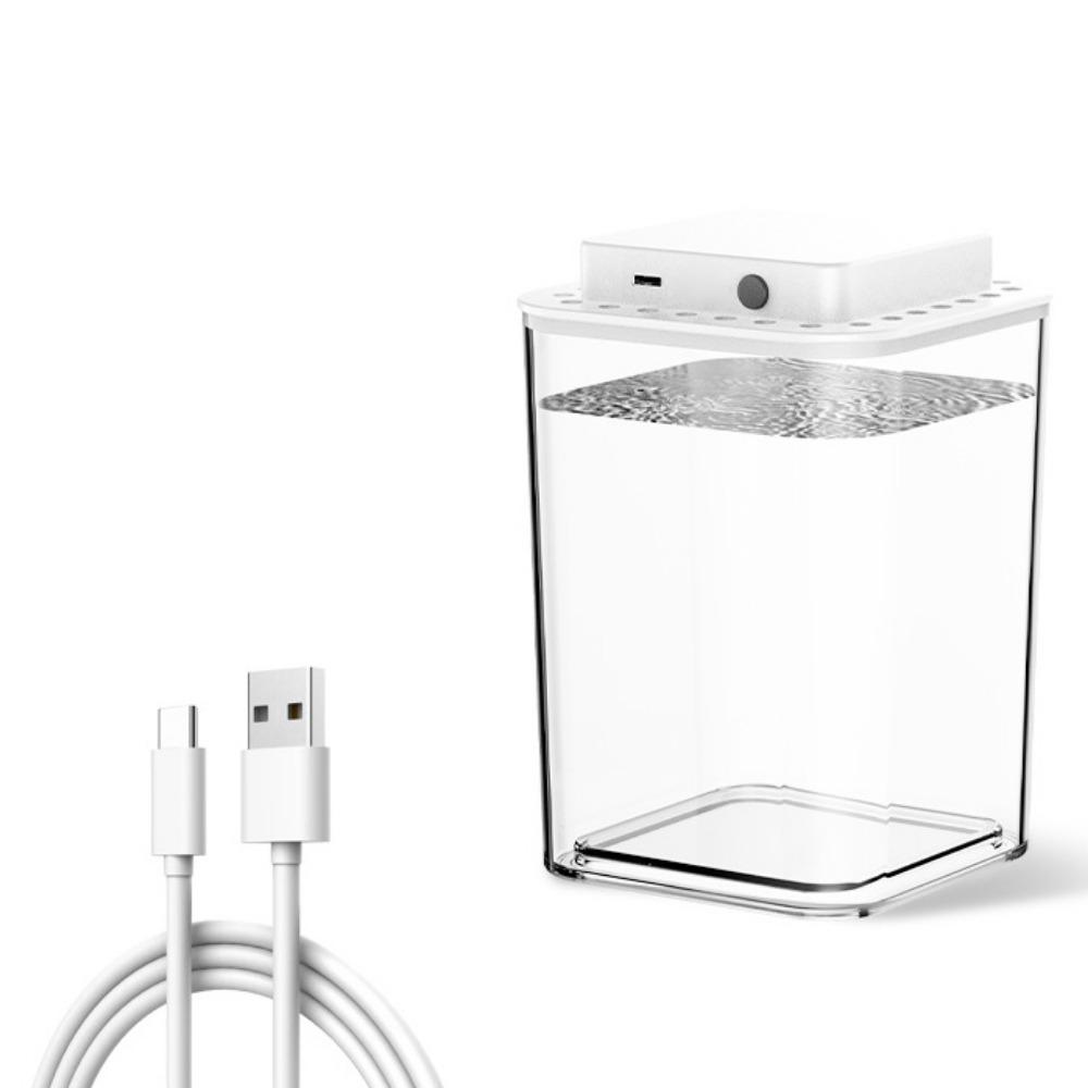 

Intelligent Sensing Betta Fish Tank Transparent Fish Breeding Tank Desktop Fish Bowl Aquarium White Switch