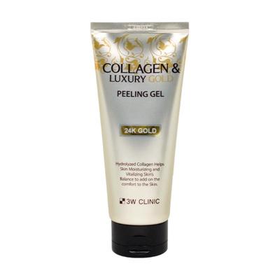 Kolagenový a luxusní zlatý peelingový gel 180 ml