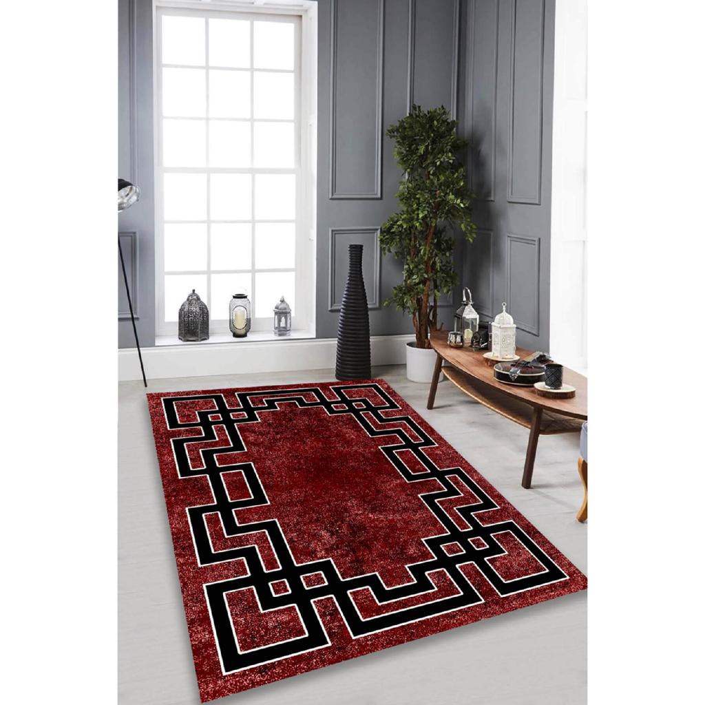 Cheap Red Carpet With Maze Motif Joom