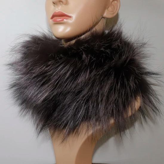 Nowy Szalik z Prawdziwego Futra Lisiego Opaski Futrzane Kobiety Zima Szaliki z Futra Lisiego Luksusowy Ocieplacz na Szyję Dobra Elastyczność Naturalne Futrzane Mufki