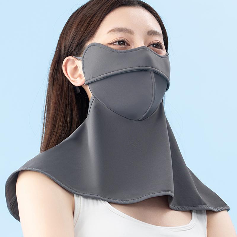 Bike Riding Outdoor Driving Running Cycling Women Sun protection Neck Flap Mask Summer Girls Anti Uv Half Face Mask