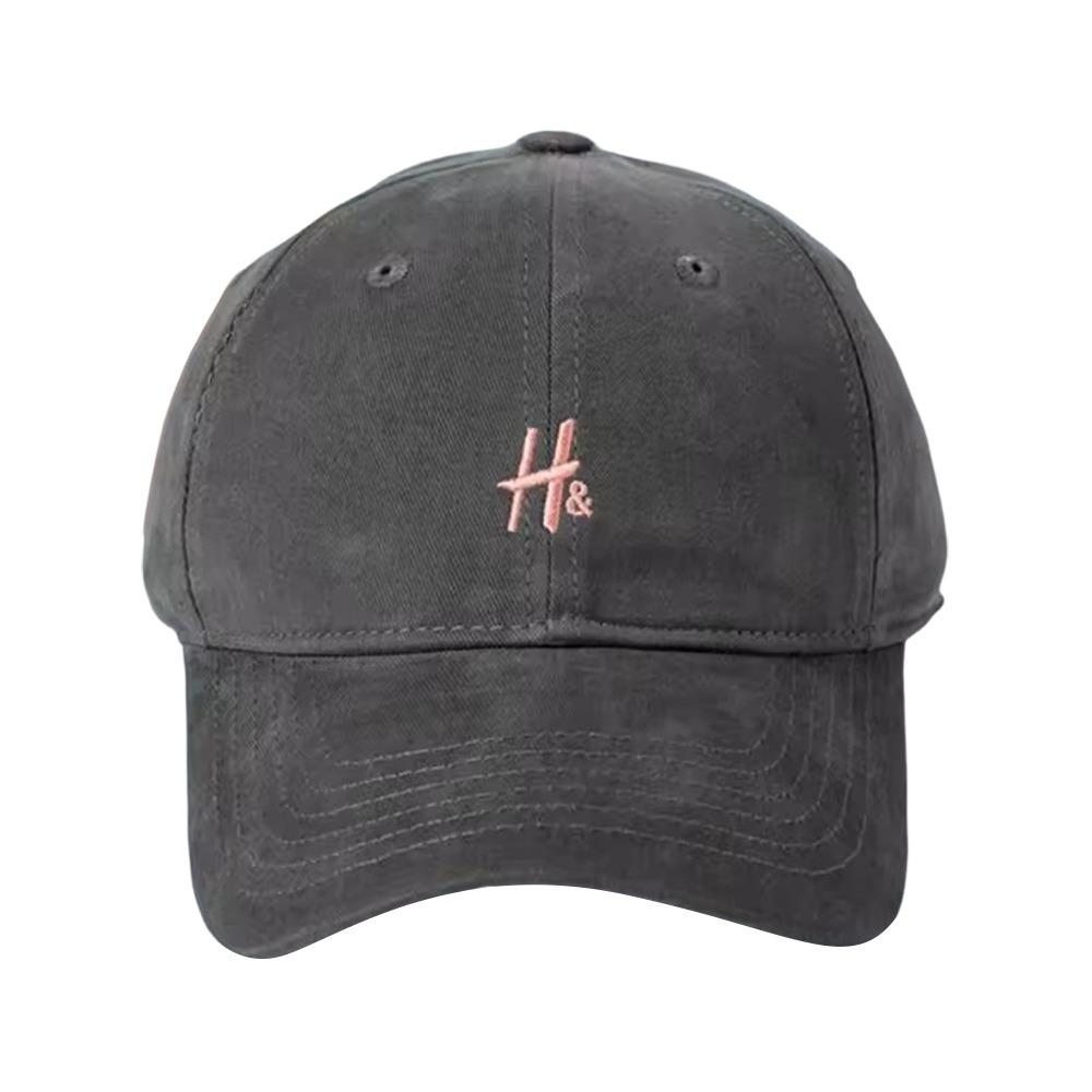 Shows Face Small Sun Visor Hats H Letter Hip Hop Hat Fashion Duckbill Cap  Spring Summer Autumn