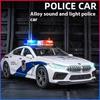 1:32 BMW M8 Alloy Car Diecast Model Sound Light Toy Office Decoration Accessories Children's Toy Kids Gift Birthday Present