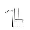 Wrought Iron Shepherd's Hook for Outdoor Bird Feeders, Lanterns, and Hanging Baskets