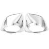 2Pcs Front Fog Lamp Cover Trim Chrome Plating Foglight Decor Fit for Nissan Navara NP300 Frontier