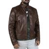 Men's PU Leather Jacket Motocycle Biker Jacket Spring Fall Jackets for Men Casual Solid Color Streetwear