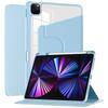 Applicable To iPad 9 10.2 Protective Case 360 Rotating Acrylic Pro 11 Flat Leather Case with Pen Slot 12.9 Batches