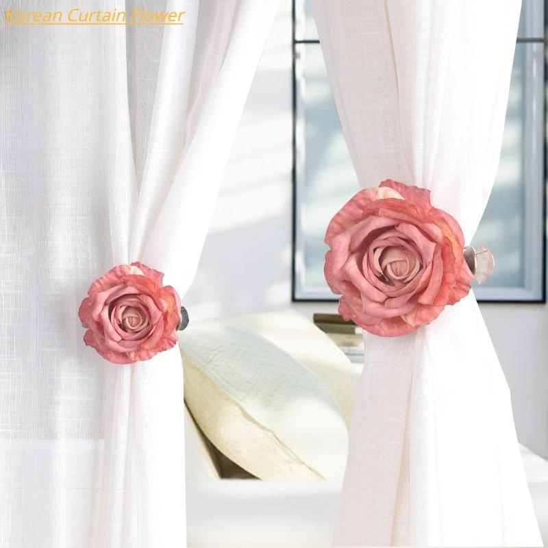 1 peça Alça de Cortina de Flor Simples Clipe de Cortina de Flor Alça Fivela de Cortina Acessórios de Alça de Cortina Decorativa de Janela