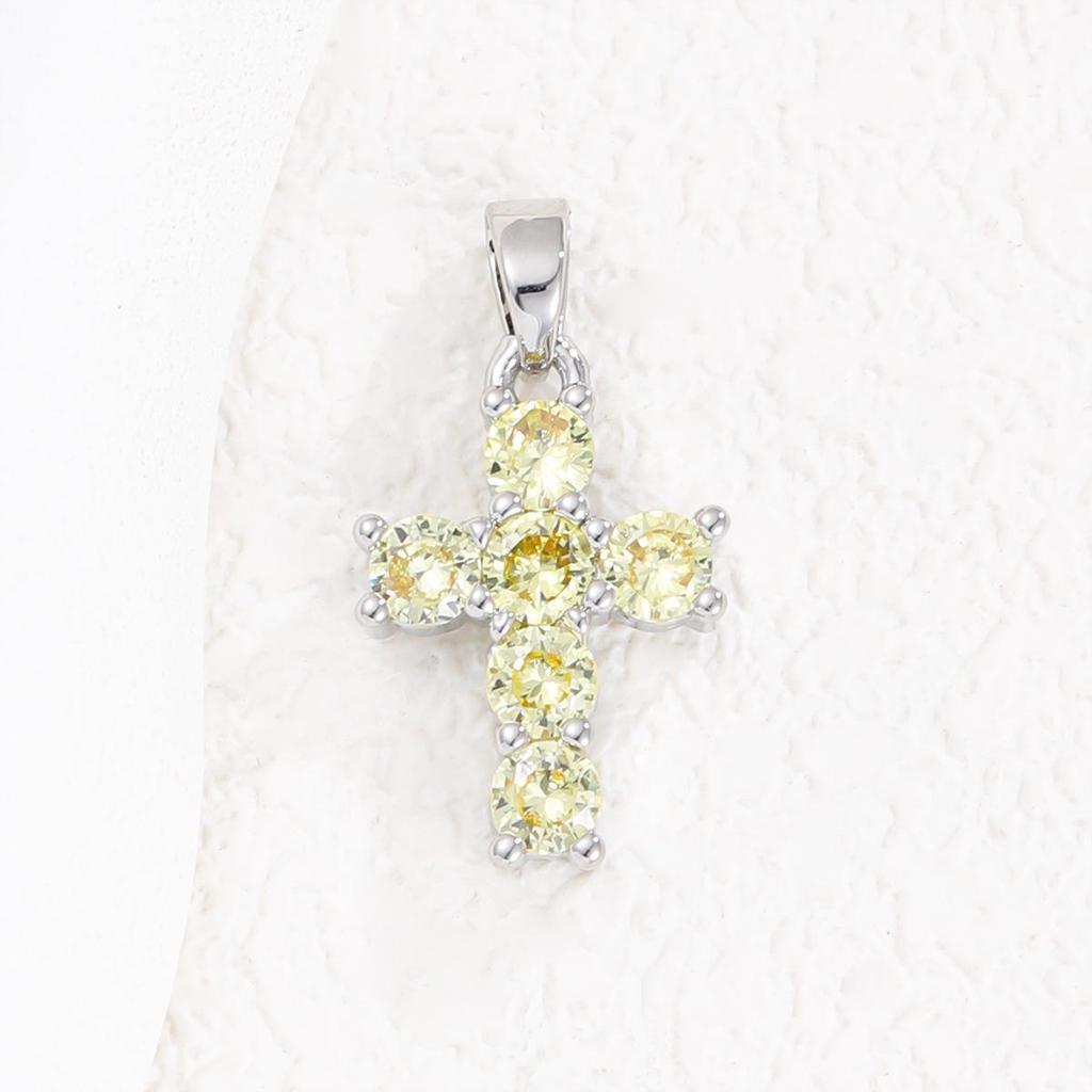 Exquisite Copper Micro-Plated Gold Birthstone Pendant for Every Month