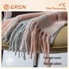 GRGN 100% Wool Women's Autumn Winter Scarf