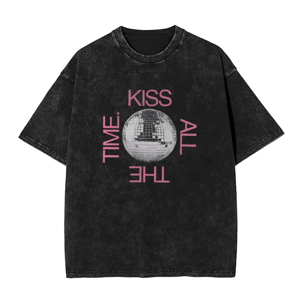 2026 Senaste H-Harry S-Styles Fläkt Herr Dam T-shirt Tvättad Vardaglig T-shirt Kortärmad Rundhalsad T-shirt Bomull Vuxenkläder Sommar