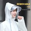Raincoat and Rain Pants Set for Women, Reflective Waterproof Workwear, Separate Pieces for Cycling, Heavy Rain Protection, Electric Vehicle Raincoat