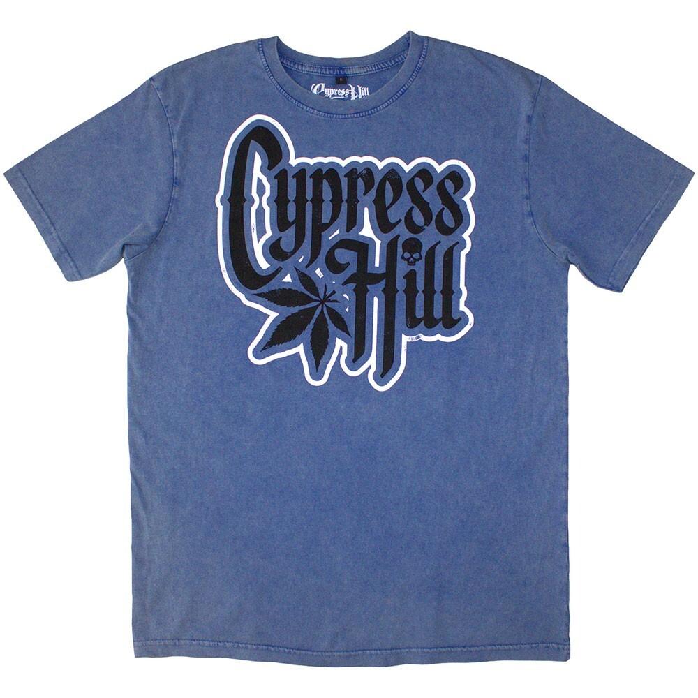 Cypress Hill Logo Blue Stone Wash T shirt - NEW OFFICIAL Unisex T-Shirt XXL 1990₽