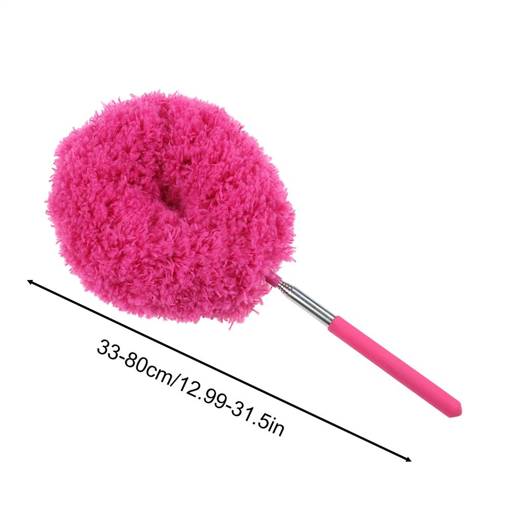 

Extendable Feather Duster Cleaning Window Dusting Tool Extendable Dust Remover With Bendable Head For Cleaning Ceiling Fan червоний