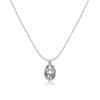 TOU [Silver925] NC010 Hammer Frame Necklace