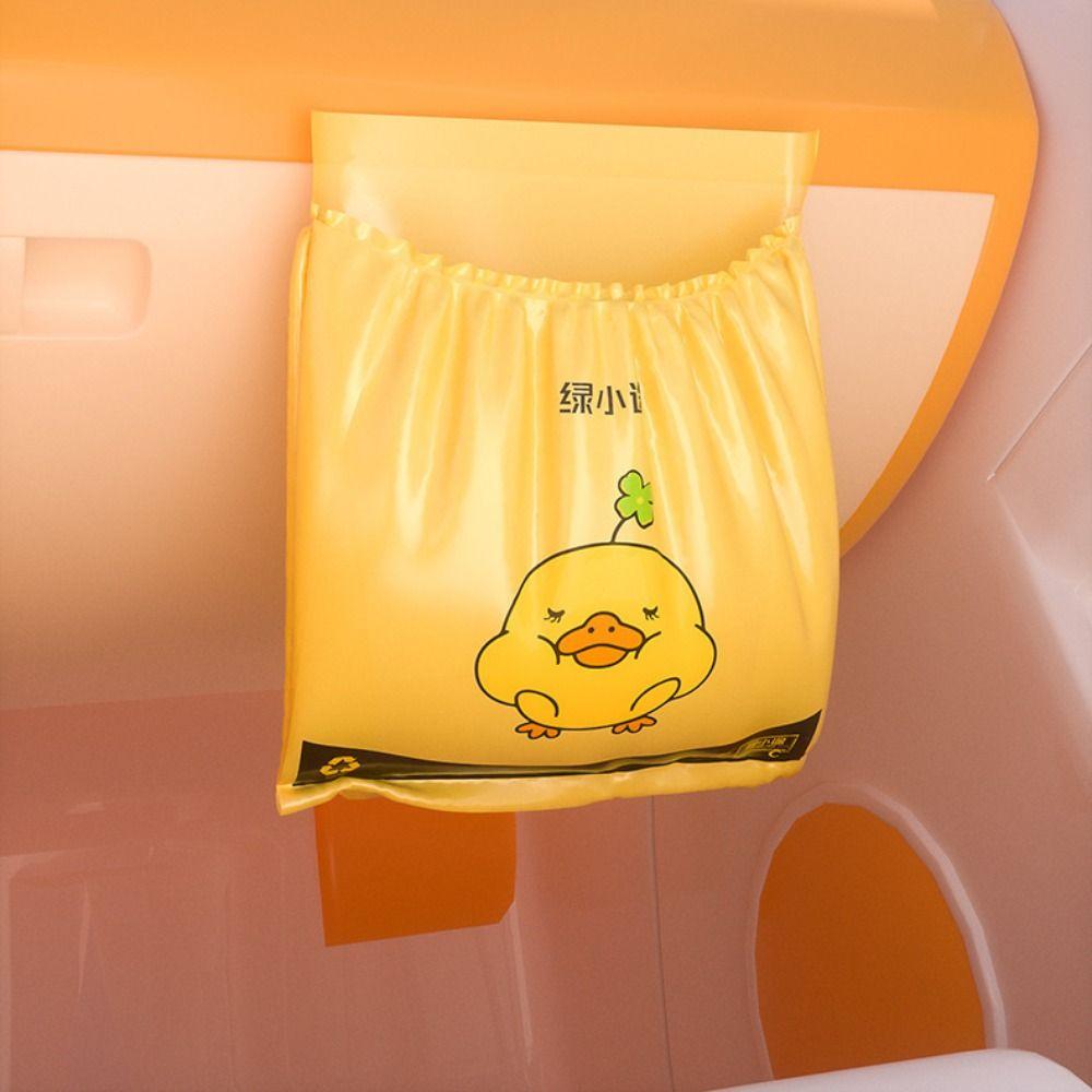 Self-adhesive Car Mounted Garbage Bag Foldable Auto Hanging Garbage Bag  for Car