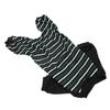 Striped Dog Pajamas Soft Stretchy Fashionable 4 Legged Puppy Pajamas for Cats Dogs Green and White