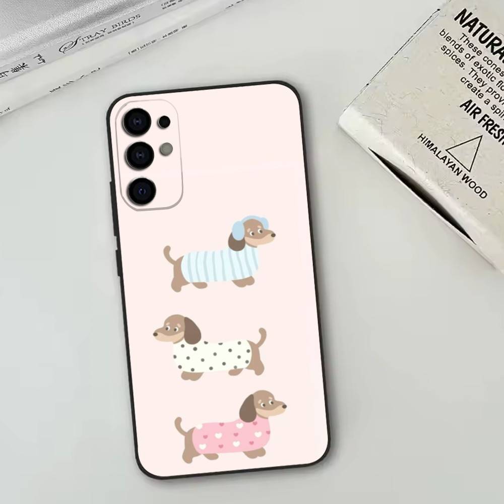

Sausage Dog Phone Case For Samsung S25,S24,S21,S22,S23,S30,Ultra,S20,Plus,Fe,Soft Silicone Black Cover Samsung S30plus5G