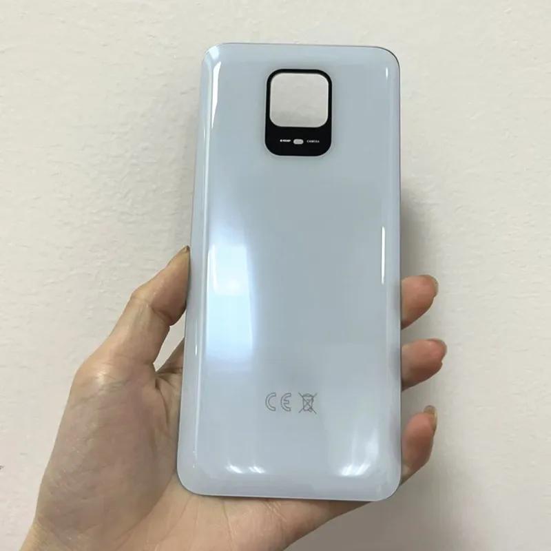 3D Glass Battery Back Cover For Xiaomi Redmi Note 9S Note 9 Pro 64MP Panel Rear Housing Case Replace Camera lens