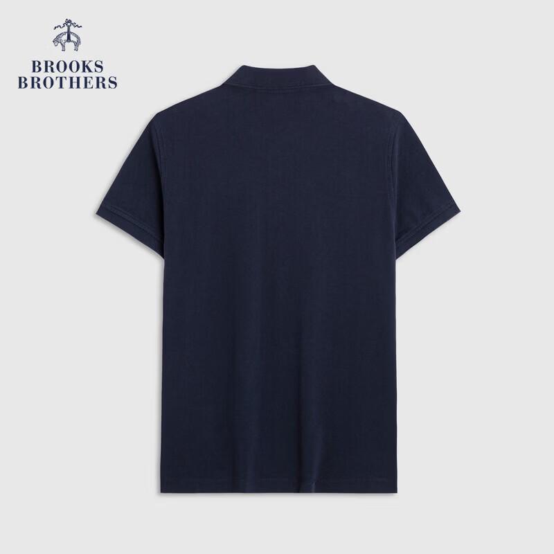 Женская хлопковая футболка-поло с вышитым логотипом Brooks Brothers M