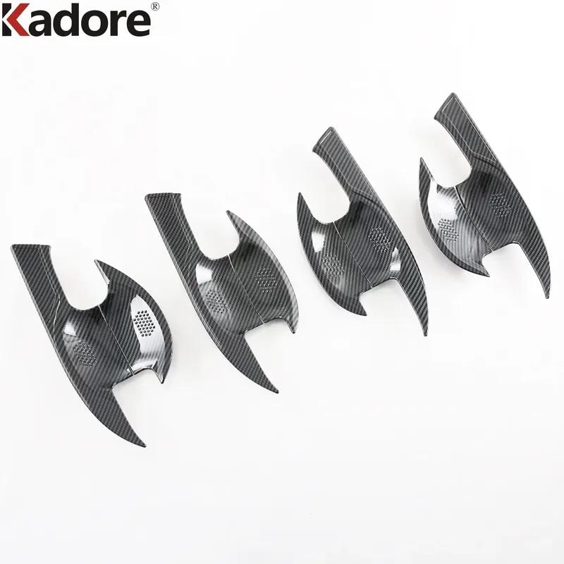 Door Handle Cover Trim For Lexus NX 250 350 350H 450H -2024 2025 Carbon Fiber Car Side Door Handles Bowl Cup Accessories