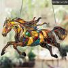 1 Piece of Wild Horse Hanging Decoration, Suitable for Your Study and Living Room, Is the Best Gift for Horse Enthusiasts