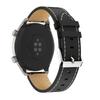 For Huawei Watch GT/Samsung Gear S3 Classic/S3 Frontier 22mm Genuine Leather Smart Watch Strap Replacement Band with White Stitch