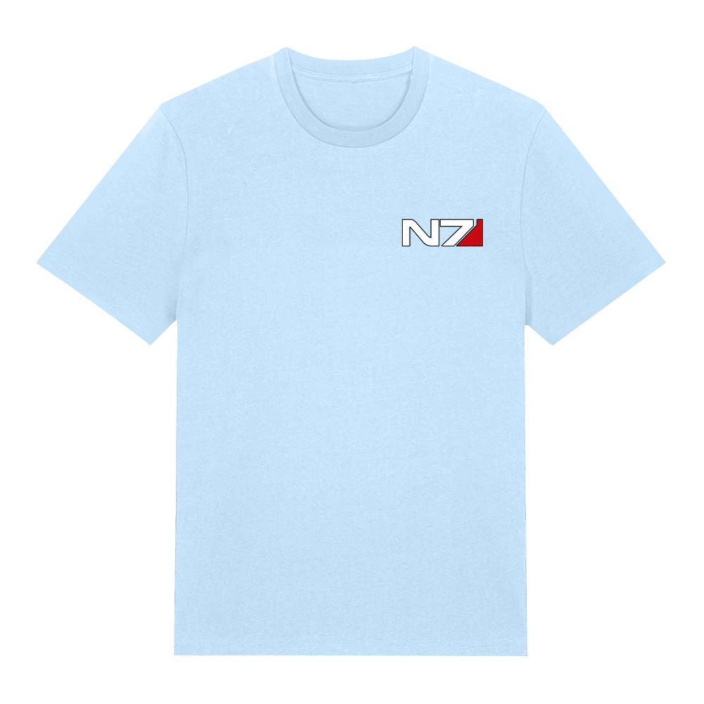 Mass Effect N7 Normandy Symbol T-Shirt Gamer Apparel Soft Cotton Tee Unisex Fit Streetwear Comfortable Short Sleeve Clothes Y2K