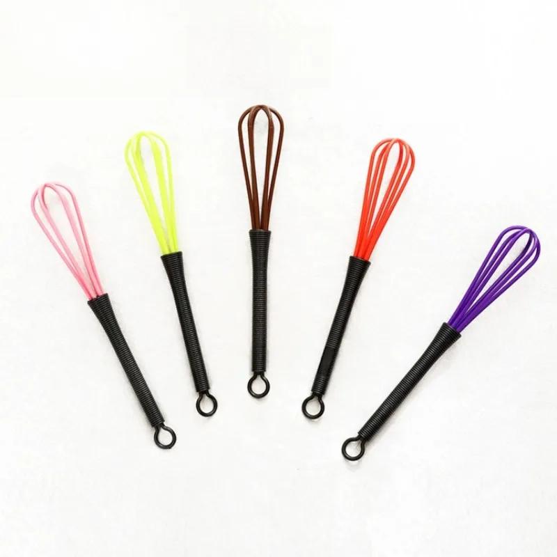 1/5Pc Portable Manual Eggs Beater Kitchen Baking Plastic Mixing Cream Frothing Tool Hair Salon Hair Dye Mixing Product Wholesale