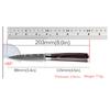 Cuchillo de chef Cuchillo para frutas Cuchillo de corte de acero inoxidable Cuchillo multiusos afilado Cuchillo deshuesador pequeño y práctico de usar