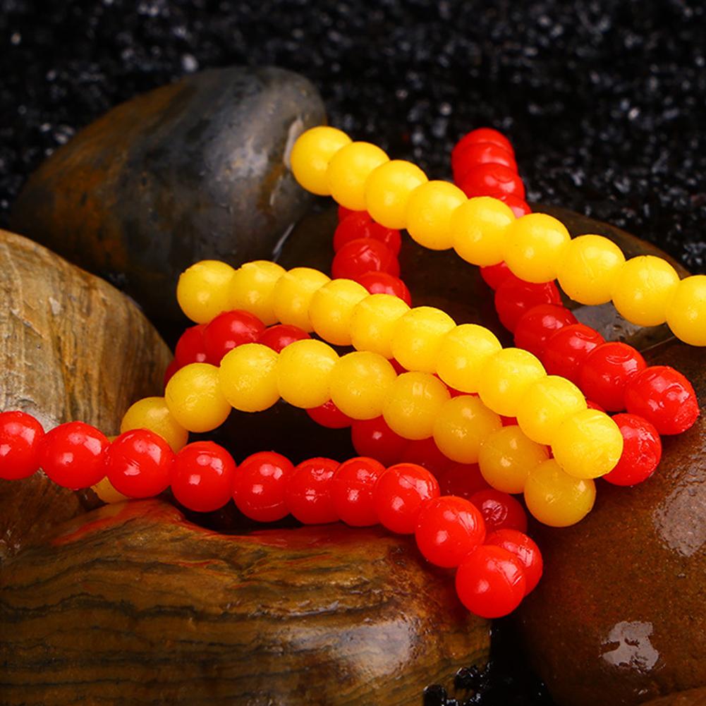 1Box 2/3/4/5MM Suspended Beads For Teasing Fishing Strawberry Corn Scented TPR Lure Root Fishing Soft Bait For Upturned-Mouth Crucian Carp