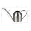 1 részes, hosszú szájú rozsdamentes acél öntöző virágforraló 500 ml kerti cseréphez vagy beltéri használatra