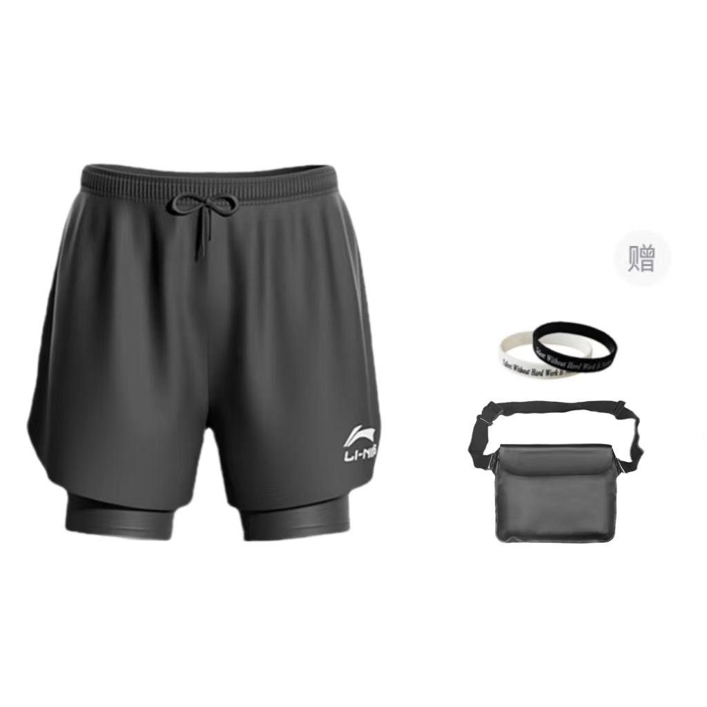 Li Ning Sports Shorts Unisex Black AAPR505-1