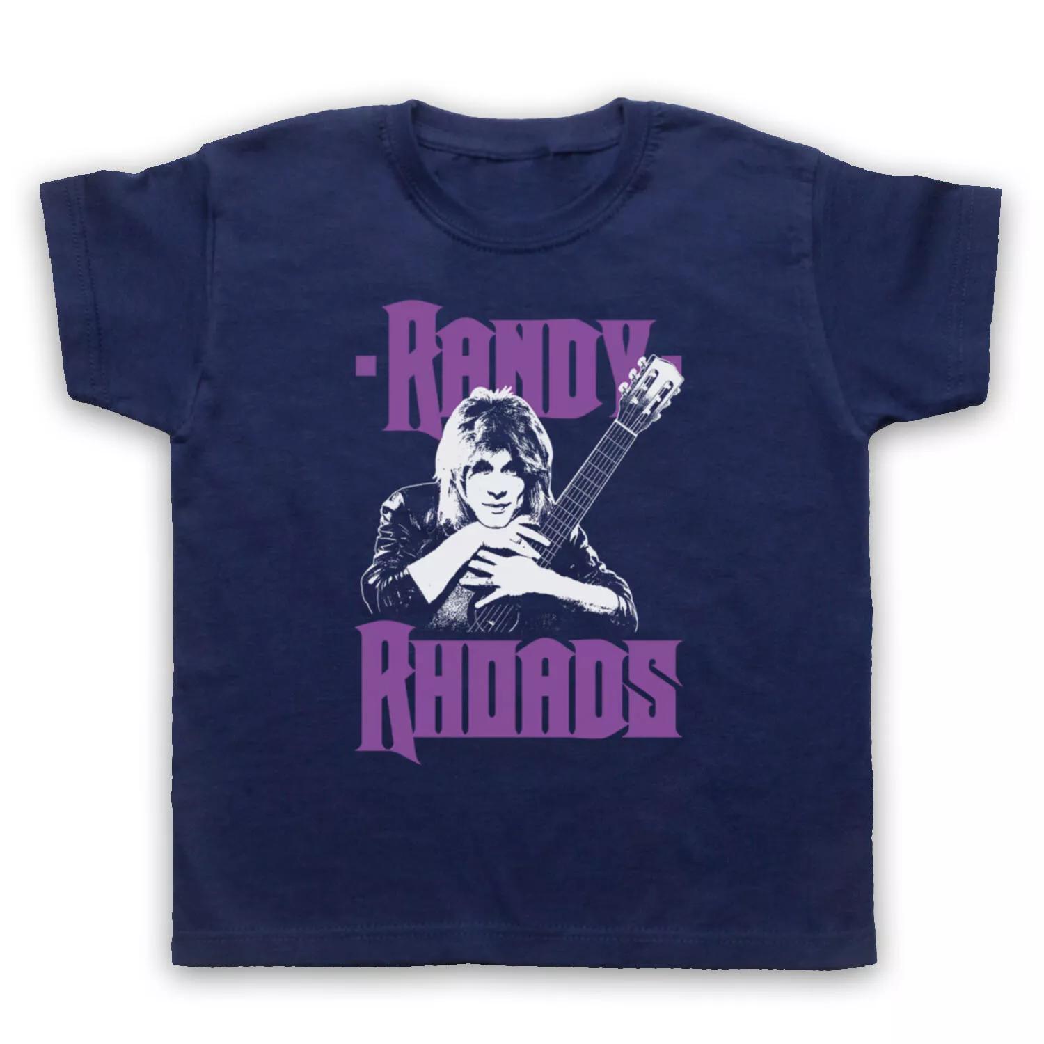 RANDY RHOADS ACOUSTIC GUITAR BLACK UNOFFICIAL SABBATH KIDS CHILDS Boys Baby Children T-shirt 150