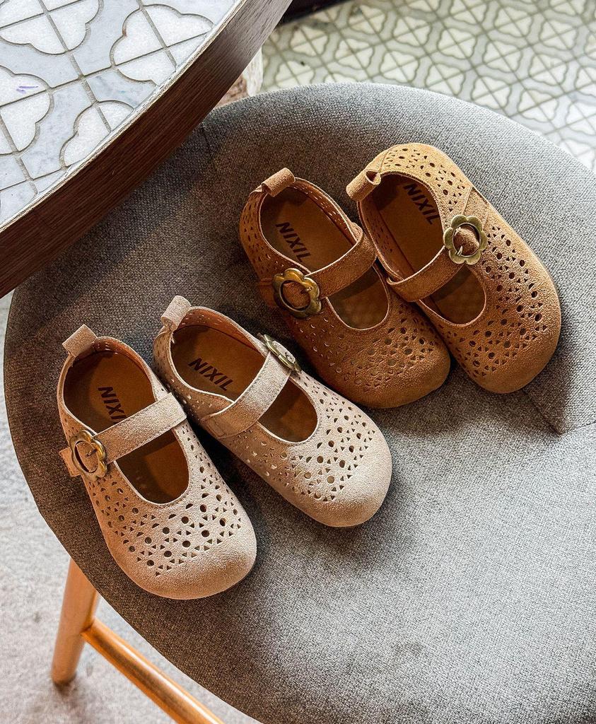 2026 Spring/Summer Kids' Retro Korean Style Soft Sole Princess Shoes