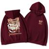 Korean Version of Hooded Bear Sweater Autumn and Winter Printing Loose Large Size Casual Trend Men's and Women'ss and Coats