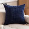 Throw Pillow Cover Corduroy Cushion Case with Hidden Zipper Boho Throw Pillow Case for Living Room Bed Sofa Farmhouse Home Decor