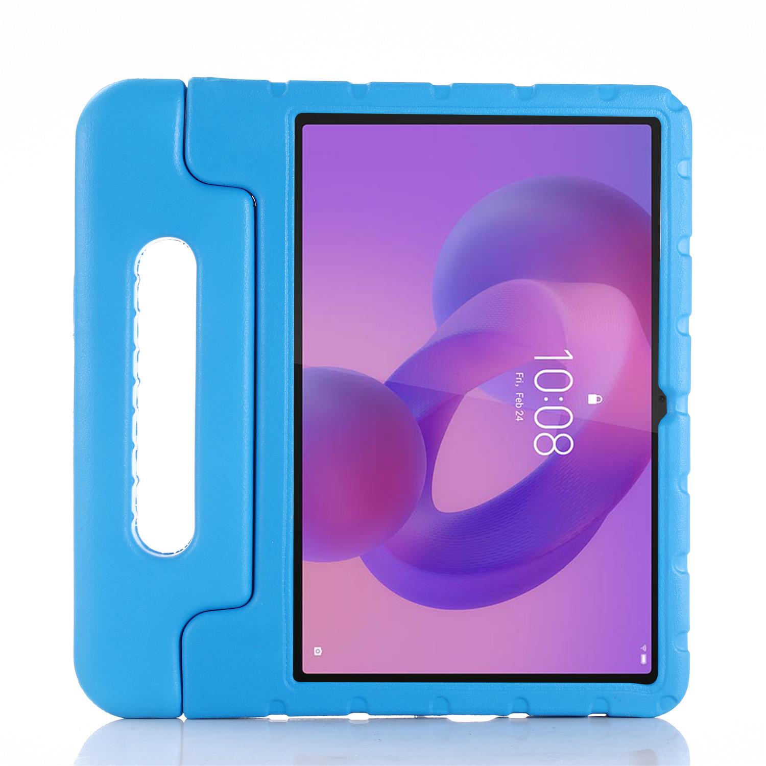 

For Lenovo Tab TB311FU EVA Case Kids-Friendly Handle Tablet Cover with Kickstand Rose