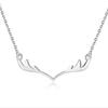 Popular Deer Antlers Necklaces & Pendants For Women Christmas Vintage Necklaces 925 Sterling Silver Jewelry Collier TYB364