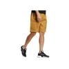 Adidas Solid Color Logo Print Casual Straight Shorts Men Bottoms Yellow HM2987