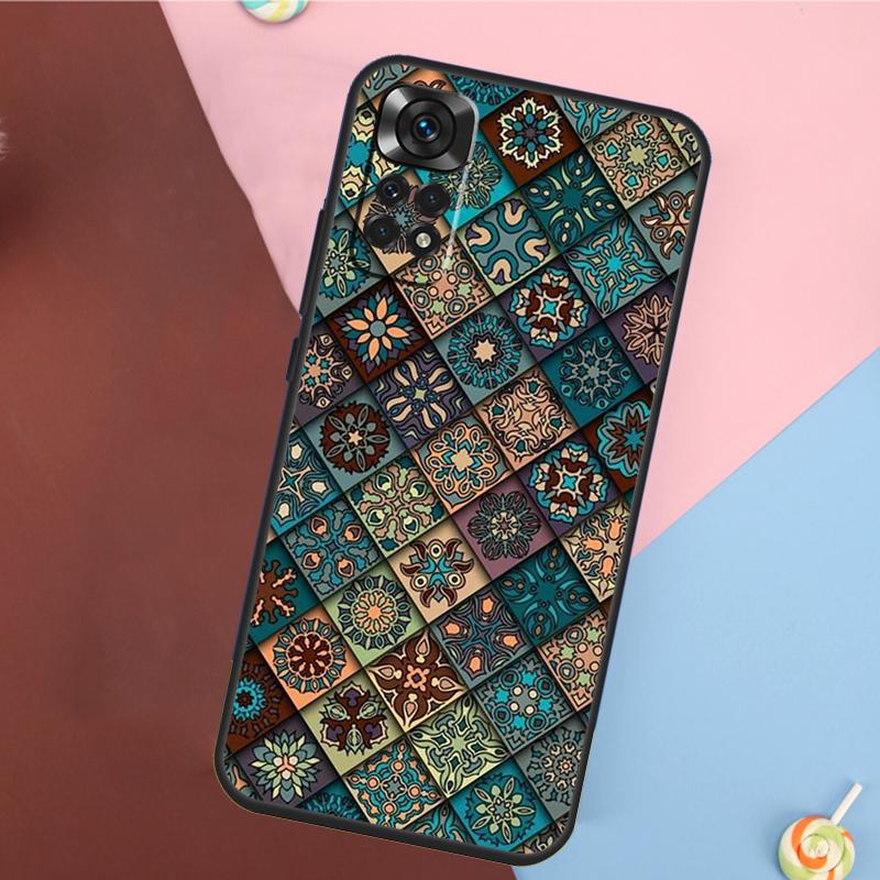 Mandala Cover For Xiaomi Redmi Note 14 13 12 9 10 11 Pro 9S 10S 11S 12S Redmi 14C 10C 12C 13C Case