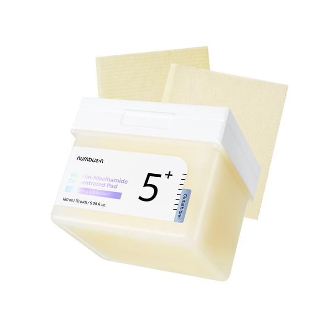 numbuzin - No.5+ Глутатион Витамин-Ниацинамид Концентрированный Пэд 70 pads